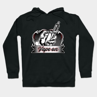 Vape On Vaper Vintage Vaping Hoodie